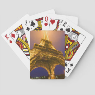 Jeu De Cartes France, Paris. Vue depuis la base d'Eiffel