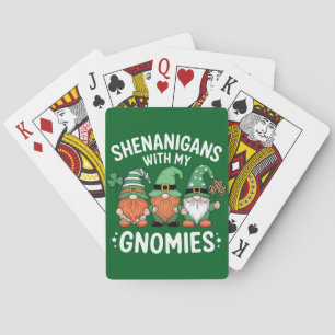 Jeu De Cartes Fredonnements Avec Mes Gnomes St Patrick's Day Irl
