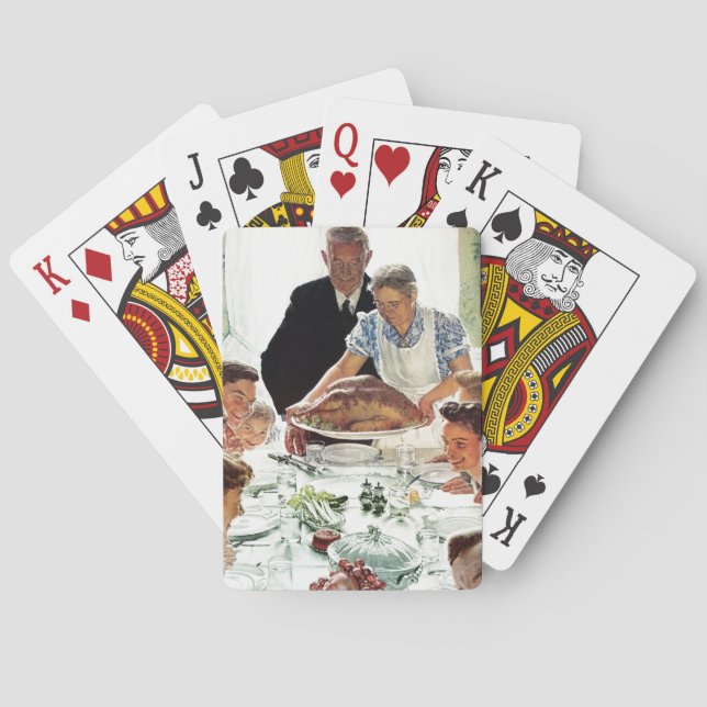 Jeu De Cartes Freedom From Want (dos)