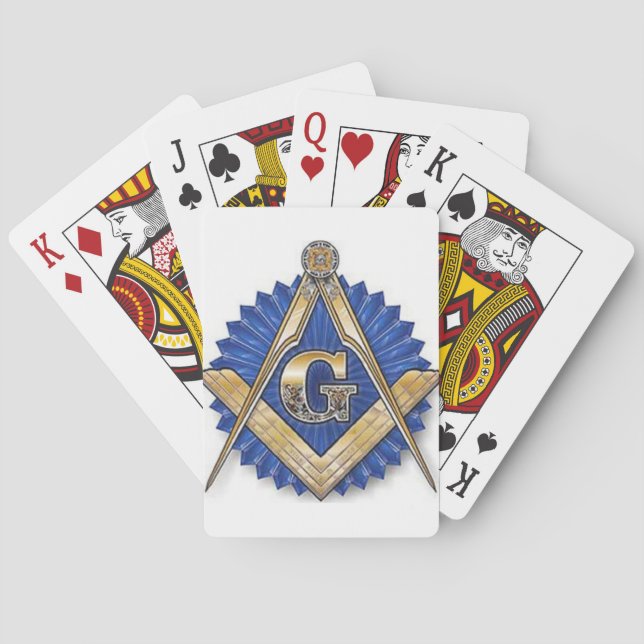 Jeu De Cartes Freemason (dos)
