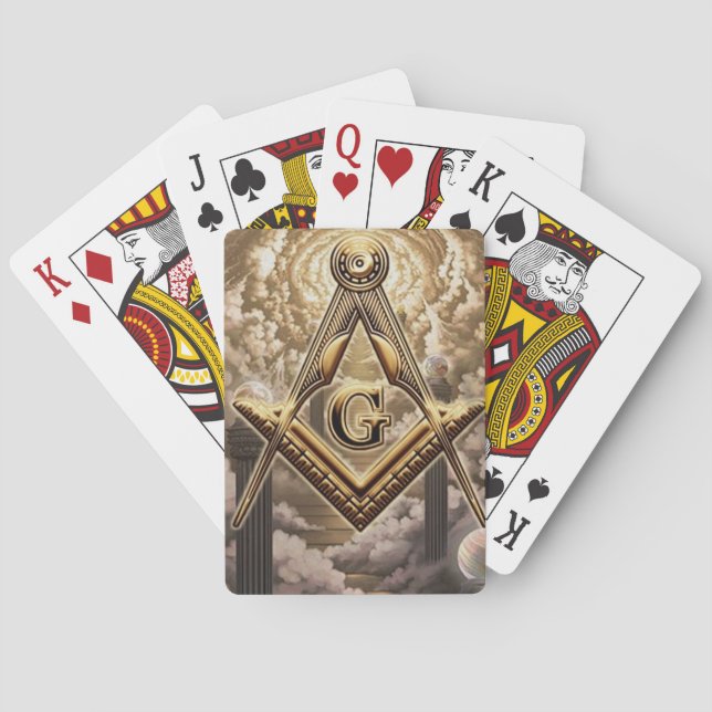 Jeu De Cartes Freemason (dos)
