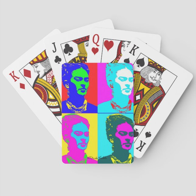 Jeu De Cartes Frida Kahlo a inspiré le portrait (dos)
