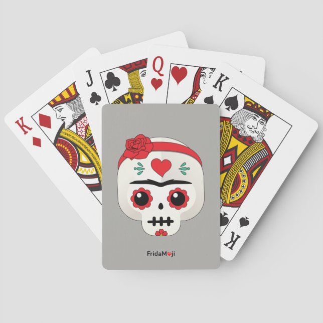 Jeu De Cartes Frida Kahlo | FridaMoji - Crâne en sucre (dos)