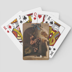 JEU DE CARTES FRUITS DE SAISON, PROSPÉRITÉ, RAISINS ROUGES HANGÉ