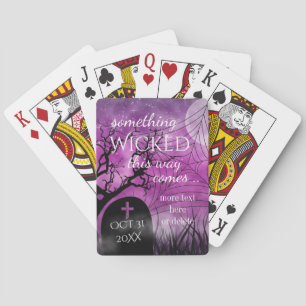 Jeu De Cartes Fun Amusant Halloween Mariage Personnalisé Cartes 