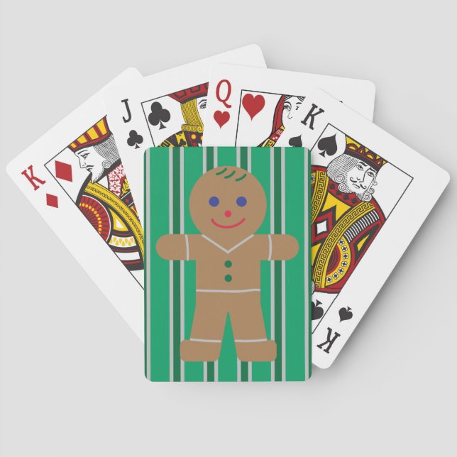 Jeu De Cartes Fun and Fancy Christmas Gingbread Homme (dos)