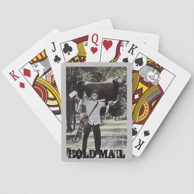 Jeu De Cartes Fun Antique Hold Mail Parti de retraite Favoriser (dos)