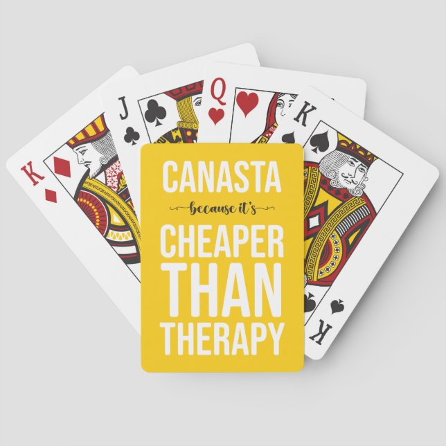Jeu De Cartes Funny Canasta Jouer aux cartes (dos)