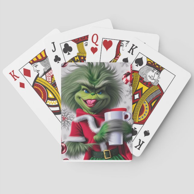 Jeu De Cartes Funny Christmas Design card (dos)