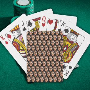 Jeu De Cartes Funny Photo Visage personnalisée