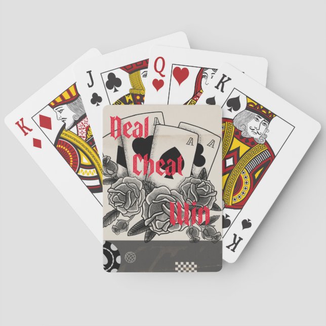 Jeu De Cartes Funny Poker Deck (dos)