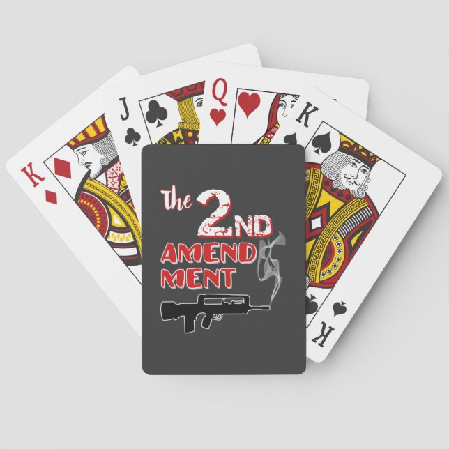 Jeu De Cartes Fusil à tabac - 2ème amendement (dos)