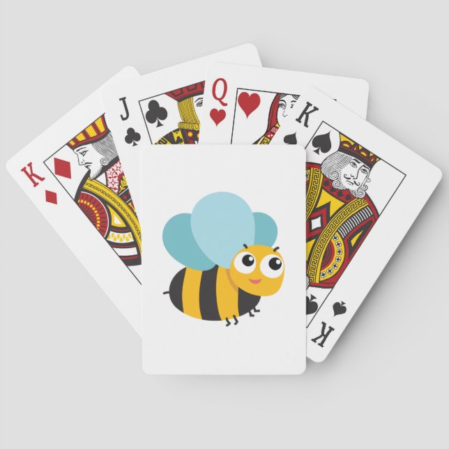 Jeu De Cartes Gaffez les cartes de jeu d'abeille (dos)