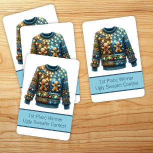 Jeu De Cartes Gagnant de la 1ère place Concours de Pull Moche Lu