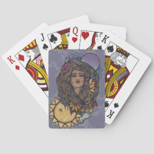 Jeu De Cartes Gaia mère Terre déesse Tarot monde