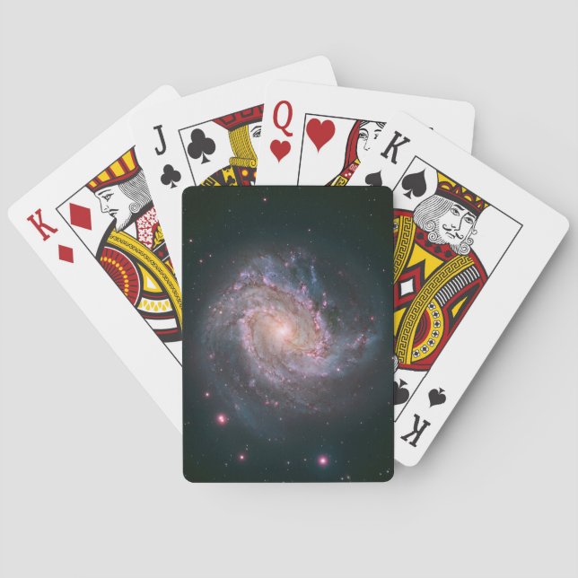 Jeu De Cartes Galaxie spirale barrée Messier 83.2 (dos)