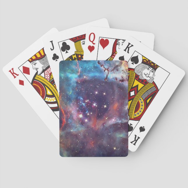 Jeu De Cartes Galaxy Nebula image spatiale. (dos)