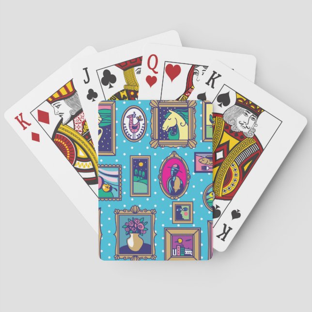 Jeu De Cartes Galerie murale : collection d'images diverses (dos)