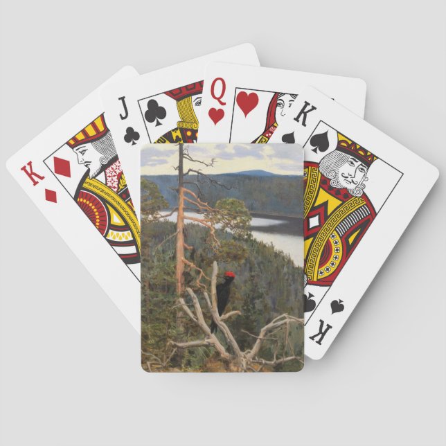 Jeu De Cartes Gallen-Kallela - Grand pic noir 1894 (dos)