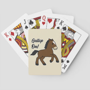 Jeu De Cartes Galopons ! Design adorable de poulain kawaii cheva