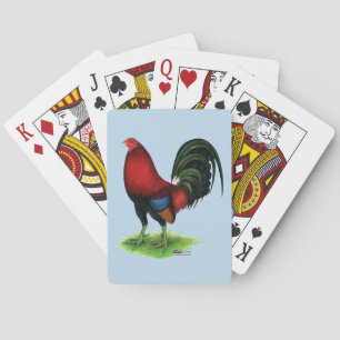 Jeu De Cartes Gamecock : Rouge foncé