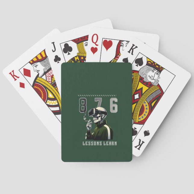 Jeu De Cartes Games 876 LESSONS LEARN Classic Playing Cards (dos)