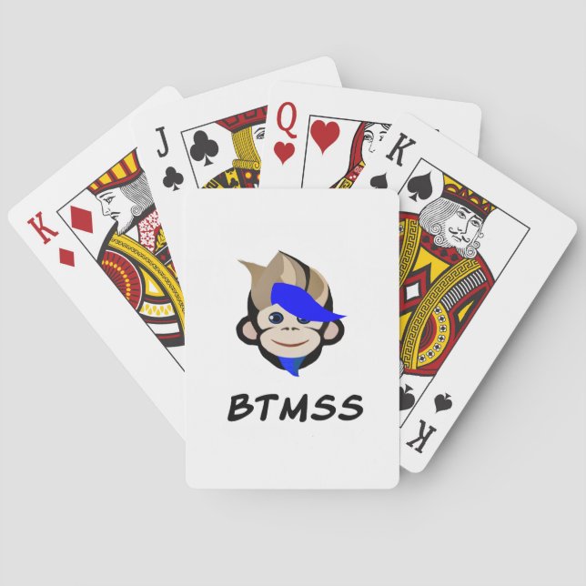 Jeu De Cartes Gamme de singe punk (dos)