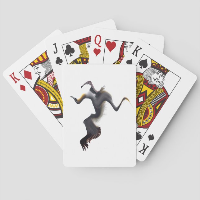 Jeu De Cartes Gannets-Oiseau de mer Abstrait (dos)
