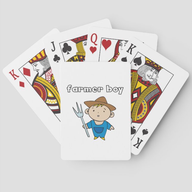 Jeu De Cartes Garçon d'agriculteur (dos)