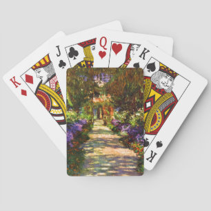 Jeu De Cartes Garden Path by Claude Monet