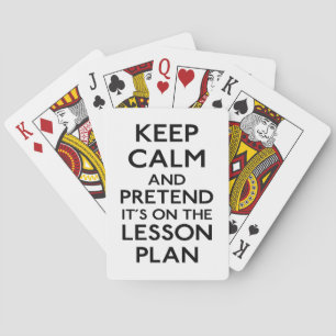 Jeu De Cartes Garder le calme plan de leçons