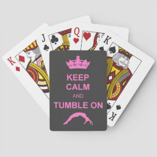 Jeu De Cartes Gardez calme et gymnase tumultueuse