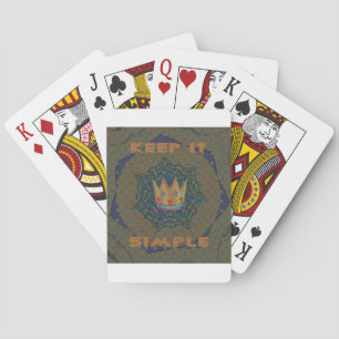 Jeu De Cartes Gardez la simplicité : le design Motif de la Clart