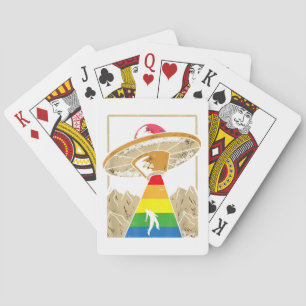 Jeu De Cartes Gay pride d'enlèvement Alien Gaylien Lgbt