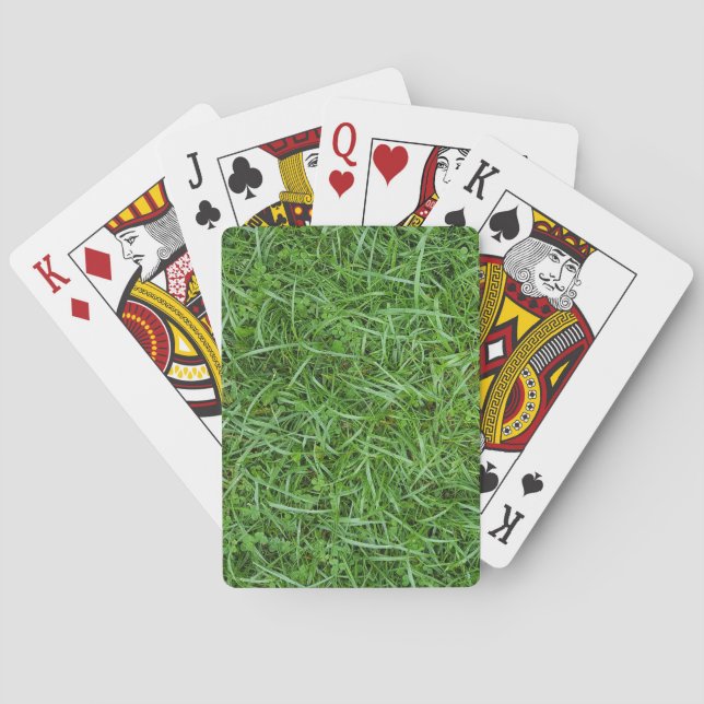 Jeu De Cartes gazon vert humide (dos)
