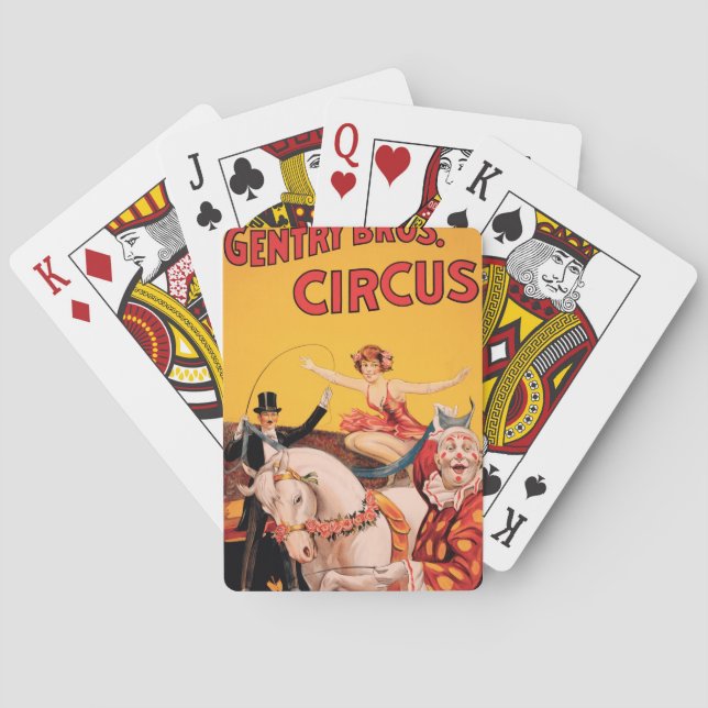 Jeu De Cartes Gentry Bros. Cirque (dos)
