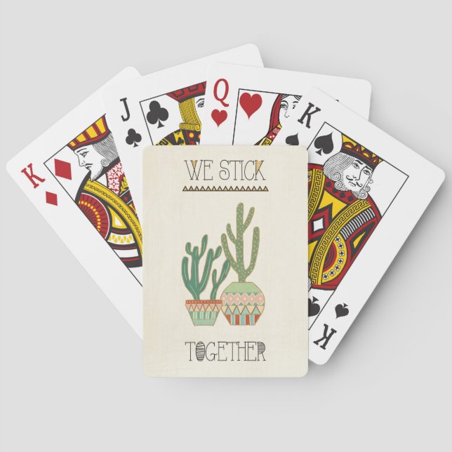 Jeu De Cartes Geo VIII du sud-ouest | Nous Nous Sticks Ensemble (dos)