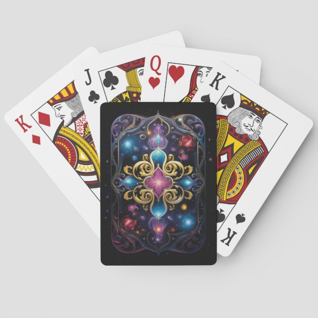 Jeu De Cartes Géométrie Sacrée Lecture de Cartes (dos)