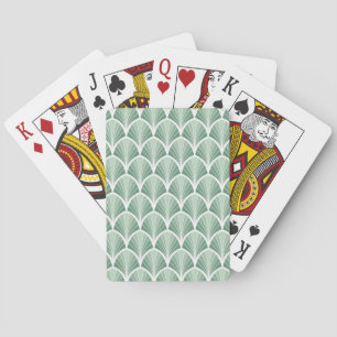 Jeu De Cartes Géométrique Classique : Style Art Déco Sans Couleu