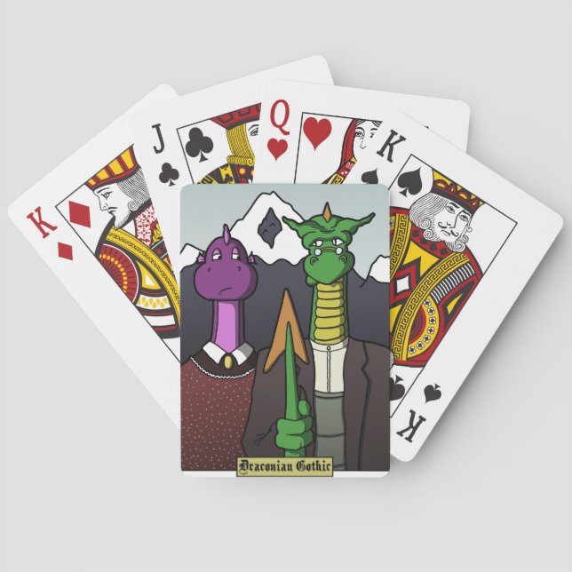 Jeu De Cartes George le Dragon Jouer aux cartes (dos)