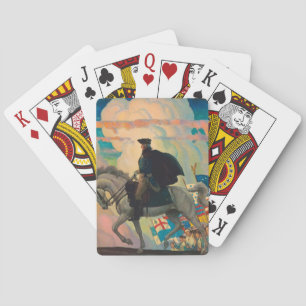 Jeu De Cartes George Washington par Newell Convers Wyeth
