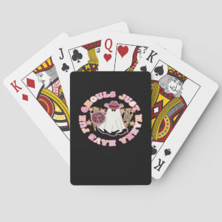 Jeu De Cartes Ghouls veut juste s'amuser (Hallowee de style occi