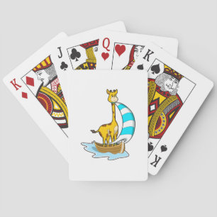 Jeu De Cartes Girafe avec voilier