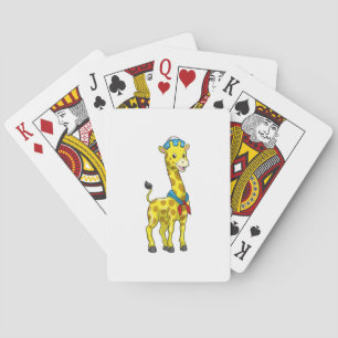 Jeu De Cartes Girafe en voile avec casquette de voile