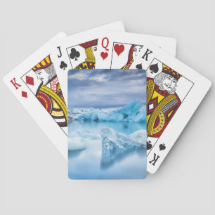 Jeu De Cartes Glace et neige Lagune Jokulsarlon, Islande