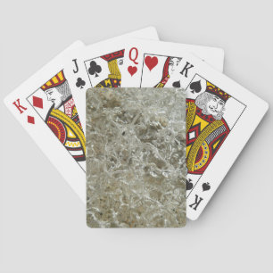 Jeu De Cartes Glace glaciaire Texture nature Abstraite