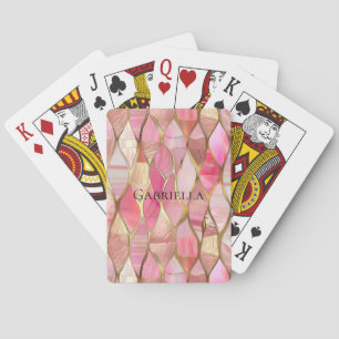 Jeu De Cartes Glam Gold Glitzy rose