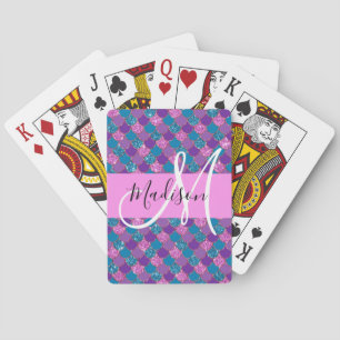 Jeu De Cartes Glam Purple Sirène Parties scintillant Étincelles 