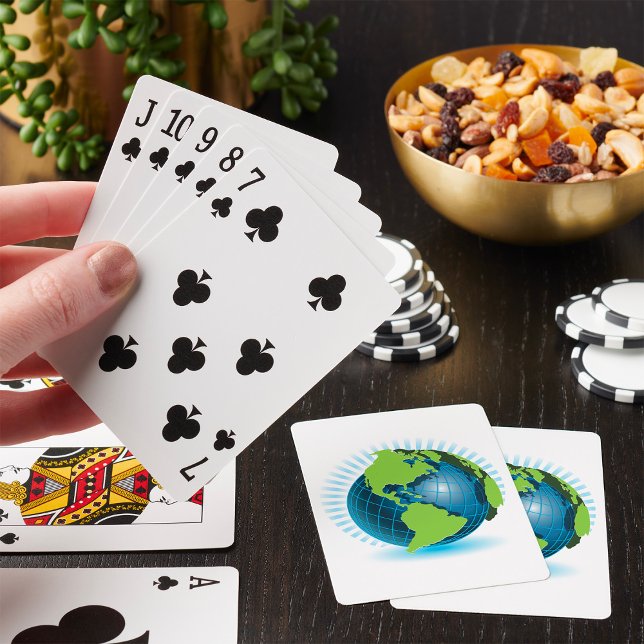 Jeu De Cartes Globe Vert (Créateur téléchargé)