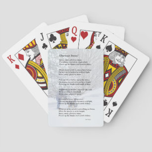 Jeu De Cartes Glorieux Poème saisonnier de neige